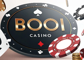 Booi logo for playful gaming with NZD support and slots